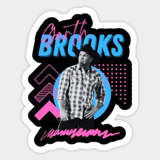 Garth brooks***original retro Sticker